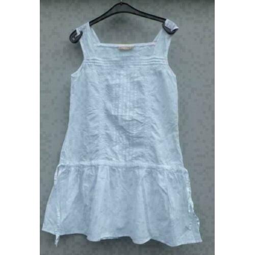 INSYNC WEEKEND fris wit tuniek met broderie mt S