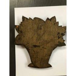 Houten ornamenten oud
