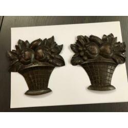 Houten ornamenten oud