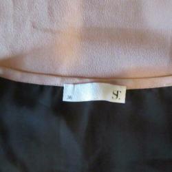 ST. Roze met zwarte zomer top maat 36