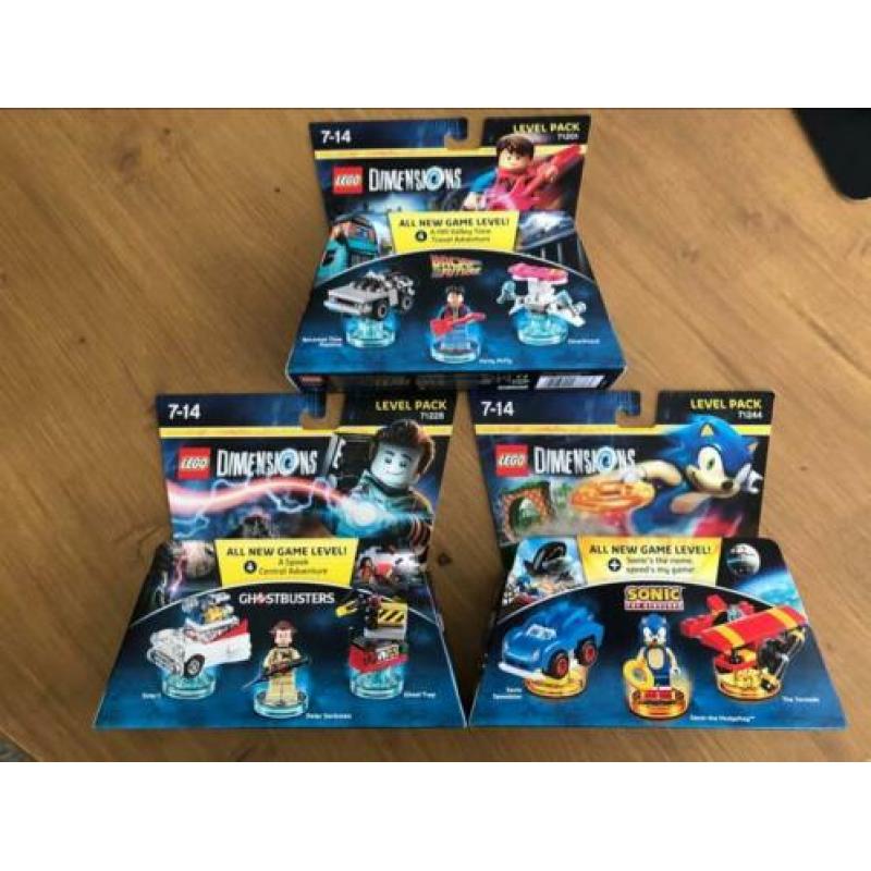LEGO DIMENSIONS level / team / fun pack lot 20 stuks nieuw