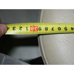 Krukken retro vintage gevoerde zitting jaren 60 a 70 orginel