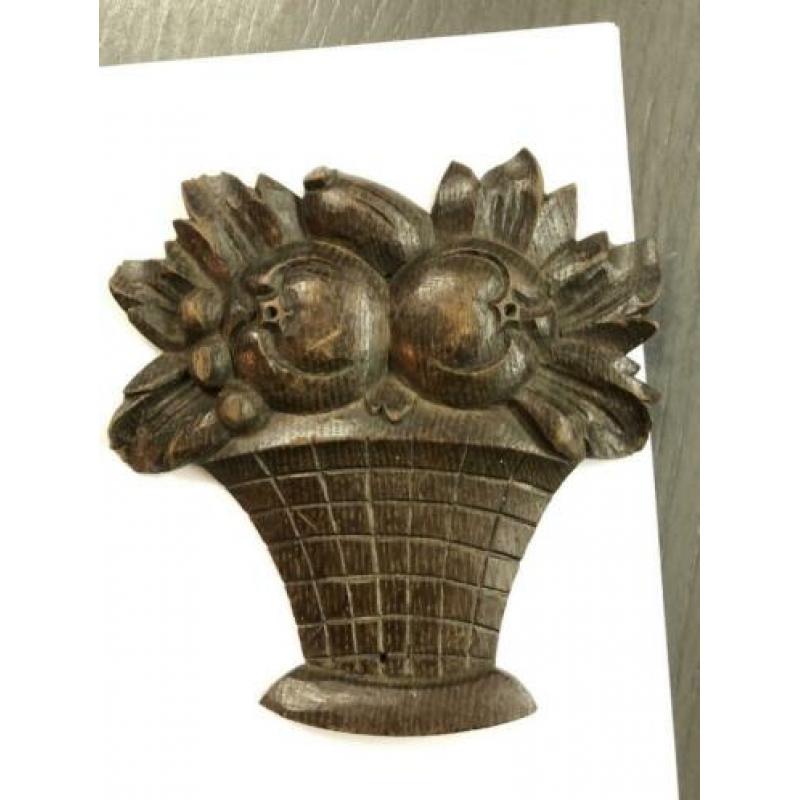 Houten ornamenten oud