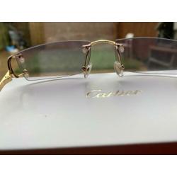 Cartier bril goud C | Gekleurde glazen