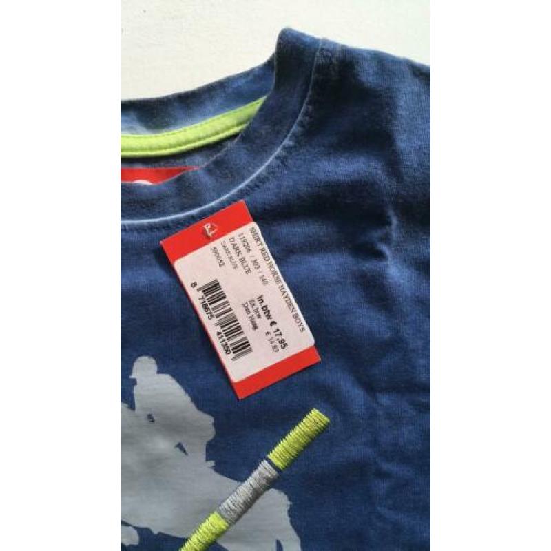 Leuk paardrij tshirt kleding jongens Red Horse als nieuw