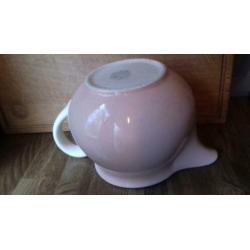 oude melkkan, kan villeroy boch. pastelroze