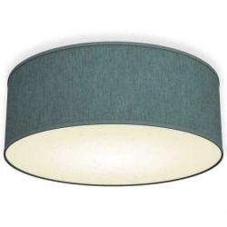 Stoffen Plafondlamp rond Grijs lamp led verlichting label AA