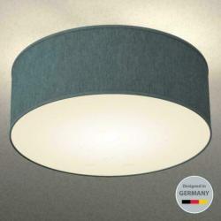 Stoffen Plafondlamp rond Grijs lamp led verlichting label AA
