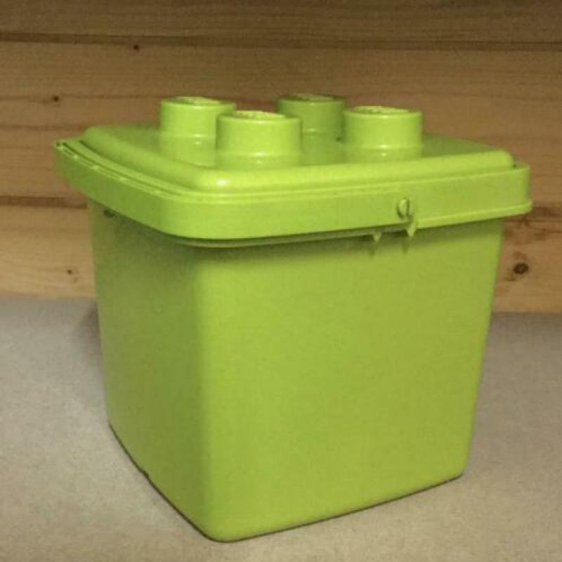 Lego Duplo - 60 BOUWBLOKKEN in Groene Opbergton