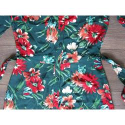 NIEUWE KING LOUIE jurk Olive Midi Dress Bluebell maat 38