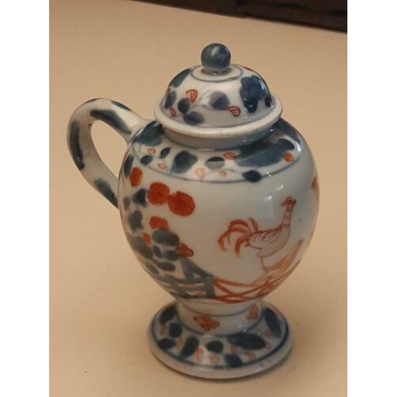 Antiek Chinees porselein kangxi mosterdpot