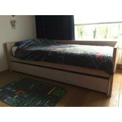Lifetime Original basisbed in whitewash met opberglade