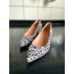 Luipaard instappers pumps van Fru maat 41