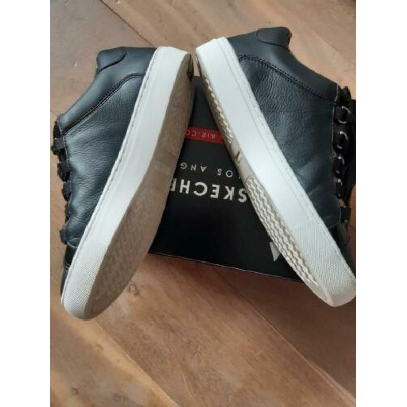 Skechers leren sneakers zwart mt 38