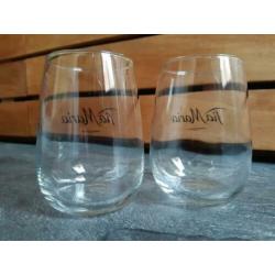 2 Tia Maria Disaronno likeurglazen likeur glas puntgaaf