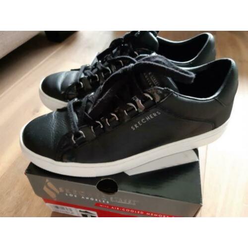 Skechers leren sneakers zwart mt 38