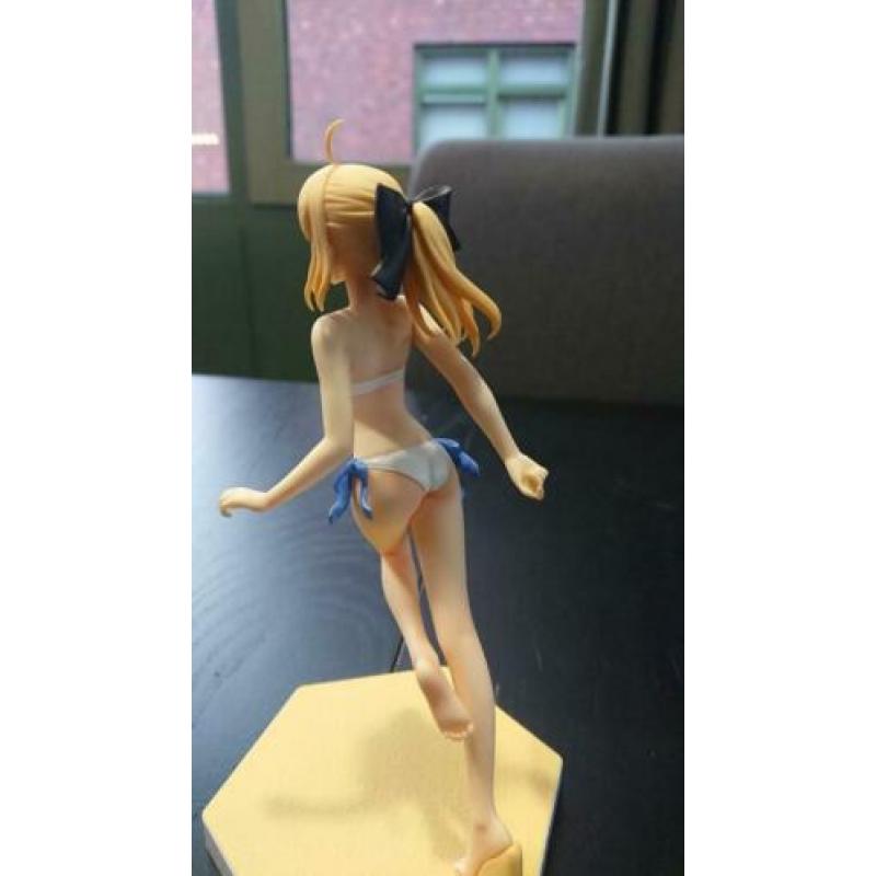 Fate stay Saber bikini beach queen anime figure