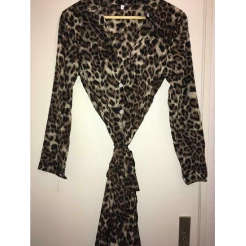 Nieuw! Laatste! Jurk met Luipaardprint. Maat M en L.