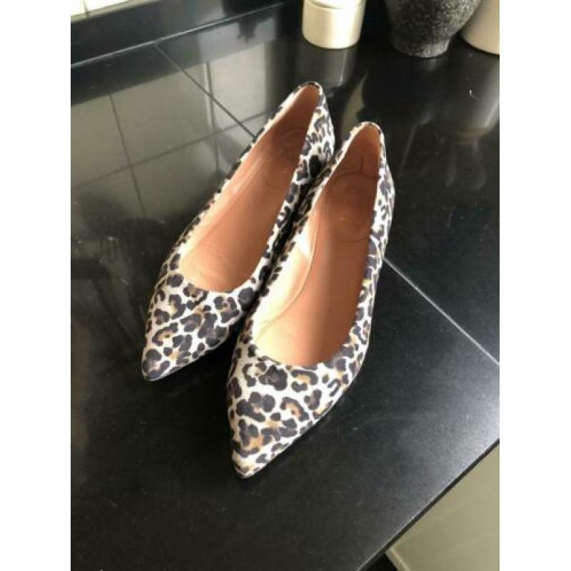Luipaard instappers pumps van Fru maat 41