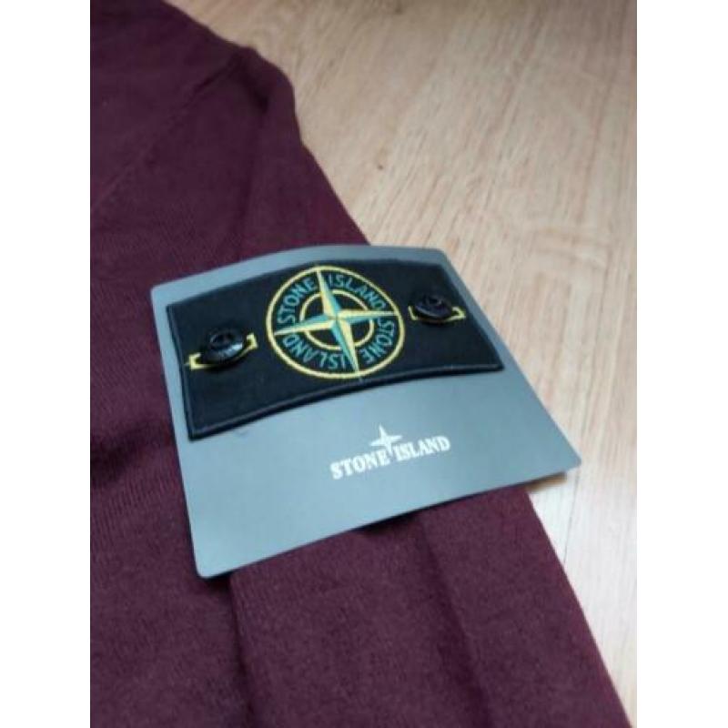 Stone island trui bordeaux m nieuw