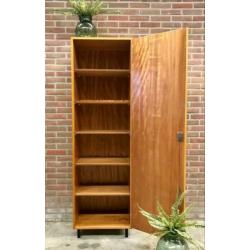 Vintage kledingkast legkast 60/70 retro design kast wood