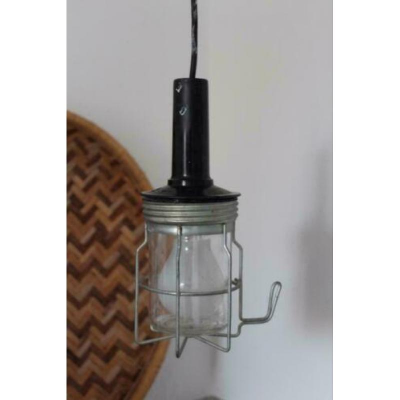 Industriële looplamp inclusief fitting boho sober vintage
