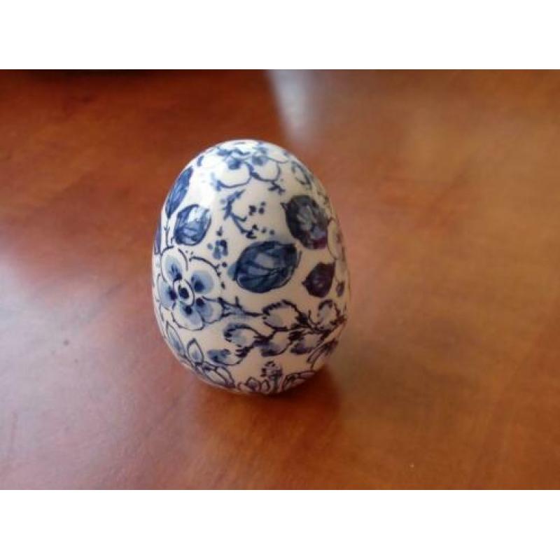 Blauw Ei leuk voor Pasen 7 cm groot