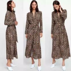 Nieuw! Laatste! Jurk met Luipaardprint. Maat M en L.