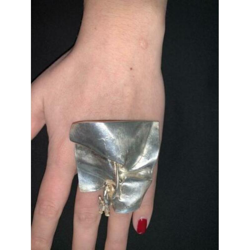 zeldzame Lapponia ring “Item from Vorga” 1969 BjörnWeckstörm