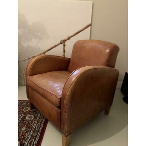 Te koop twee mooie leren clubs (fauteuils)