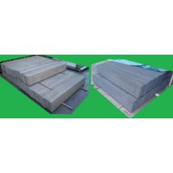 betonpalen schutting beton palen antraciet platen planken
