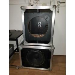 Eminence 12 inch subwoofers - flightcase look