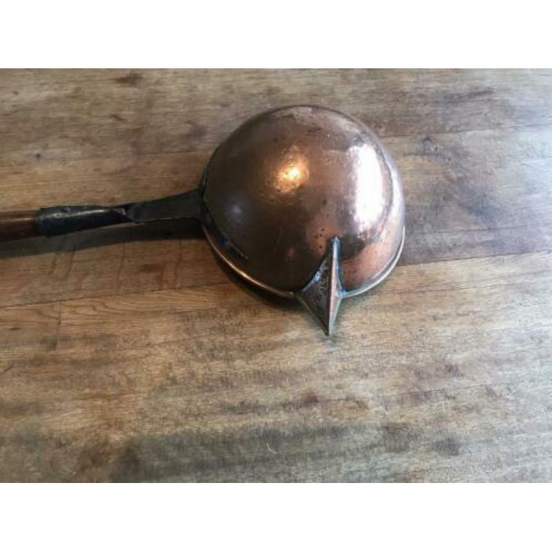 Koperen soeplepel decoratie