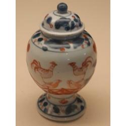 Antiek Chinees porselein kangxi mosterdpot
