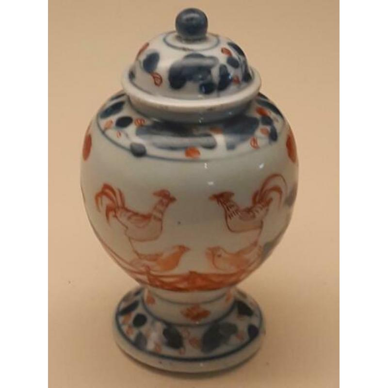 Antiek Chinees porselein kangxi mosterdpot