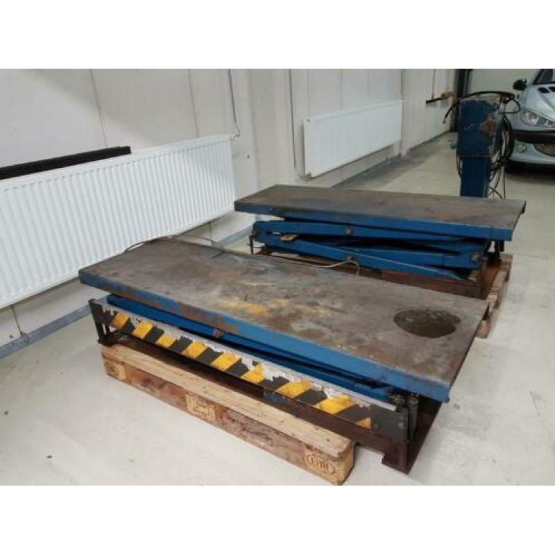 Nussbaum jumbo lift schaarhefbrug 2500kg (inbouw hefbrug)