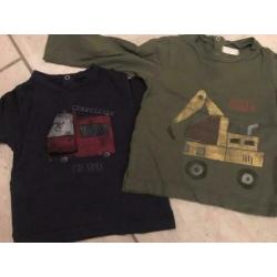 Pakket kleding mt 80/86, tweeling, o.a. Just Small, Mango