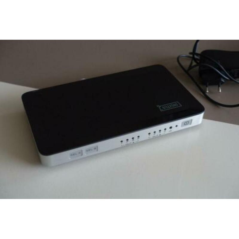 Digitus 4 x 2 port matrix HDMI switch.