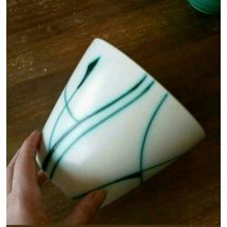 2 mooie vintage bloempotten