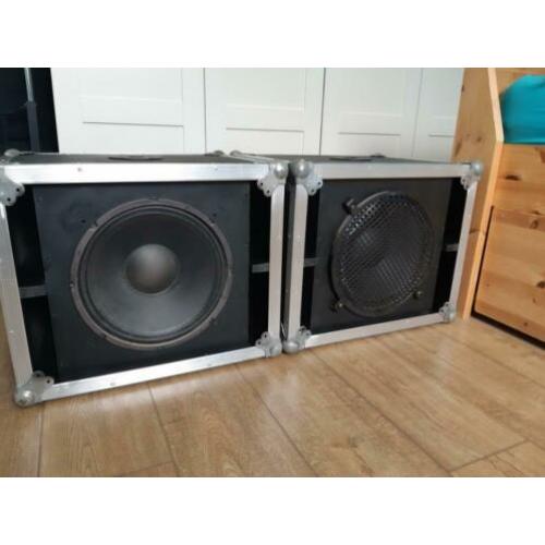 Eminence 12 inch subwoofers - flightcase look