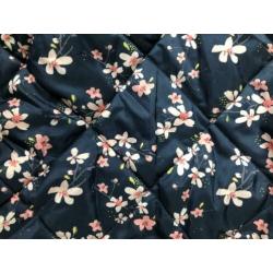 Licht gevoerde zomerjas v Name It blauw/bloem/bomber
