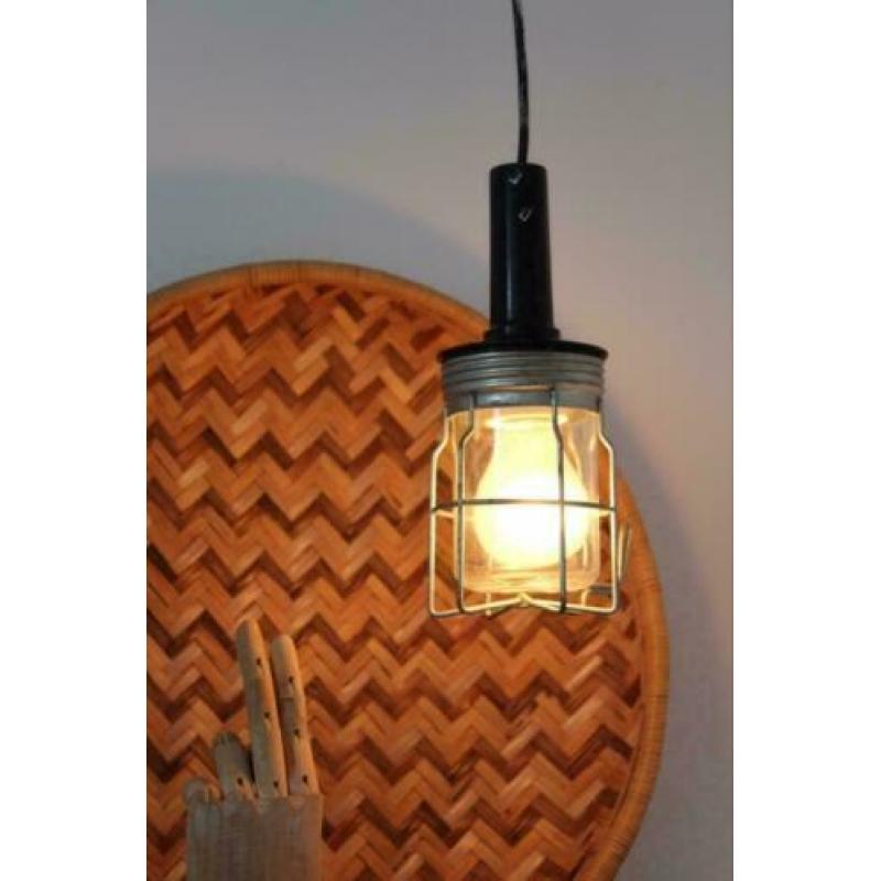 Industriële looplamp inclusief fitting boho sober vintage