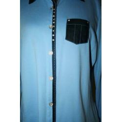 Rabe blauw blouse maat 42 L
