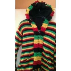 Apart warm gevoerde gebreid vest maat 40