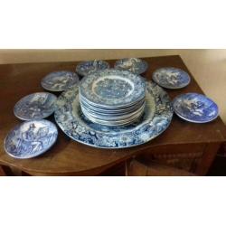 Wedgwood Tunstall en Liberty Blue borden