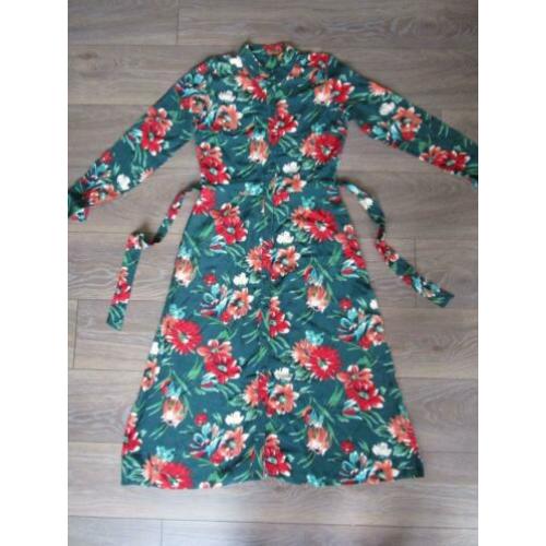 NIEUWE KING LOUIE jurk Olive Midi Dress Bluebell maat 38