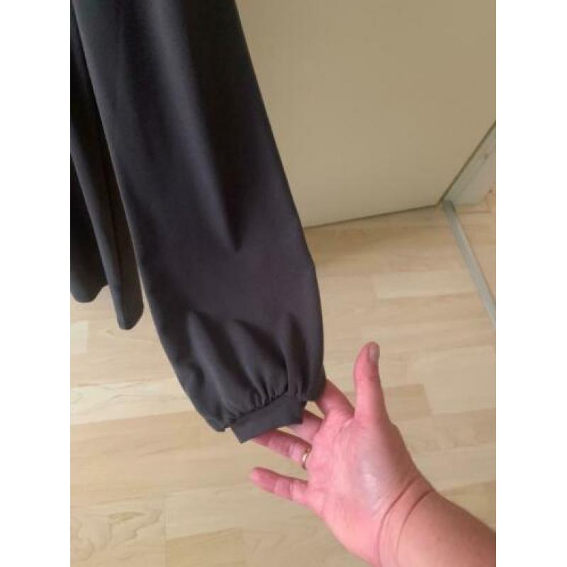 Asos - Grijze jurk met lange mouwen maat 34
