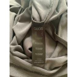 Asos - Grijze jurk met lange mouwen maat 34
