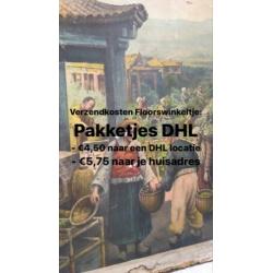 6 schotels met gouden accenten voor €5,-