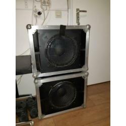Eminence 12 inch subwoofers - flightcase look
